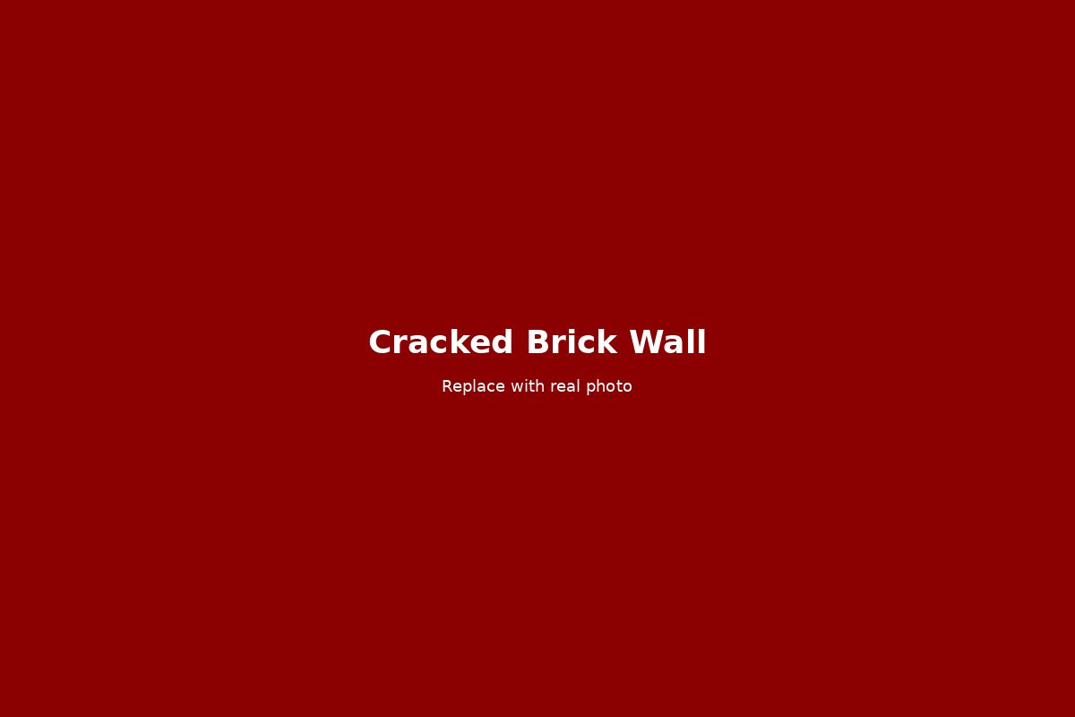 Cracked Bricks Don't Fix Themselves — Spot It, Stop It